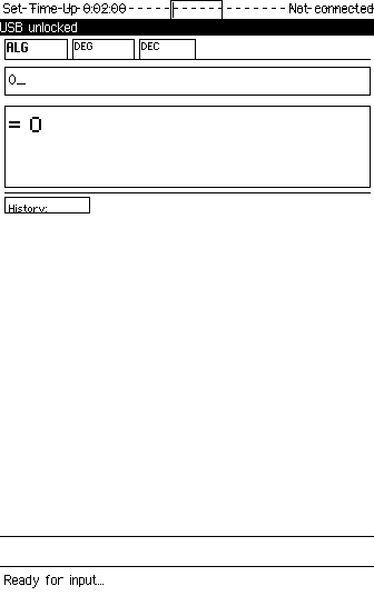 Precursor Calculator - Initial State